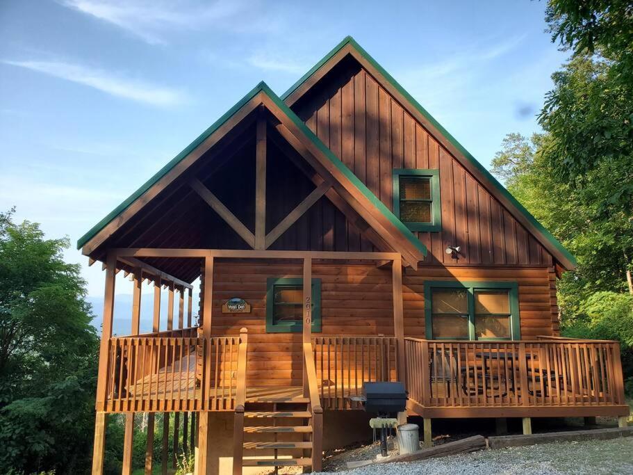 Вилла Yogi'S Den: Breathtaking Views! 3 Min To Dollywood, On 1 Acre! Севьервилл Экстерьер фото
